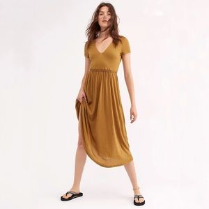 Free People FP Beach Castaway Midi Dress, sz Small